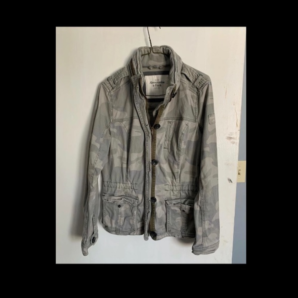 Abercrombie and Fitch camo coat